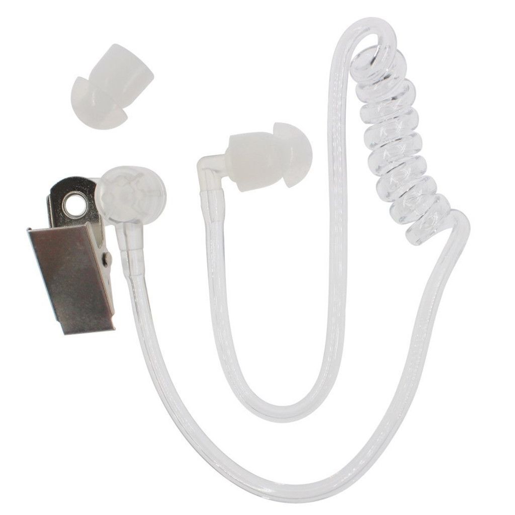 Walkie Talkies Earpieces (2 Packs) for Baofeng UV-5R BF-888S H-777 Kenwood PUXING with 2 Pins Acoustic Tube Headset with Mi Walkie Talkies Earpieces (2 Packs) for Baofeng UV-5R BF-888S H-777 Kenwood PUXING with 2 Pins Acoustic Tube Headset with Mi